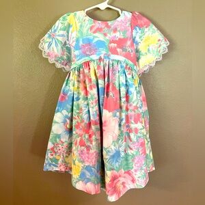 Custom vintage Floral Dress